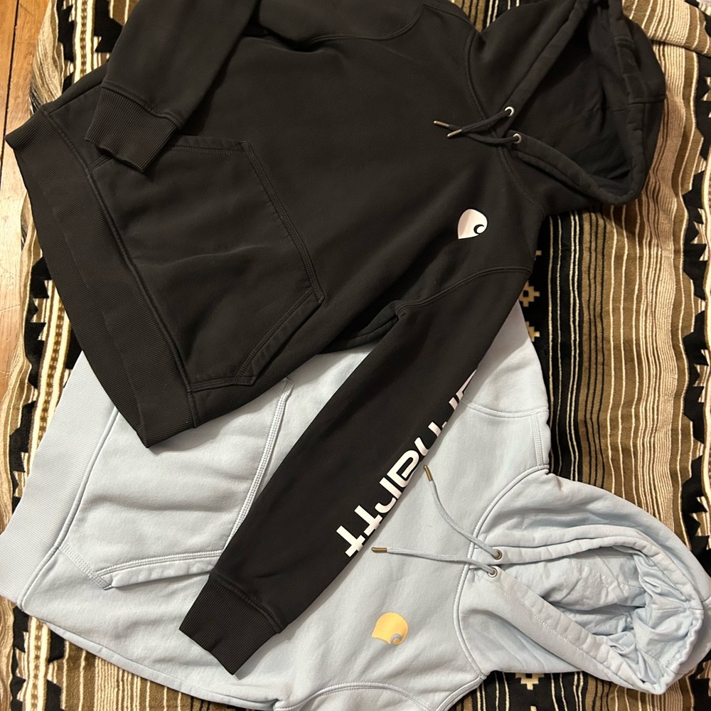 Women’s (small) carhartt hoodies. Very good quality just to small for me now.